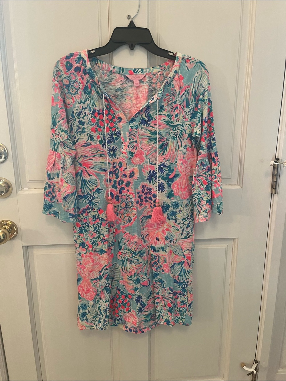 Lilly Pulitzer Mint, Pink & Blue Floral Tunic Dress
